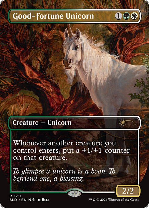 Good-Fortune Unicorn — art by Julie Bell