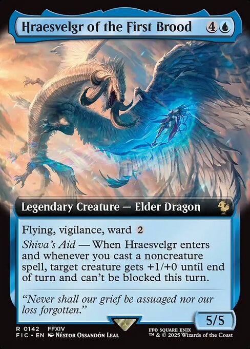 Hraesvelgr of the First Brood — art by Néstor Ossandón Leal
