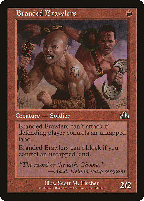Branded Brawlers — art by Scott M. Fischer