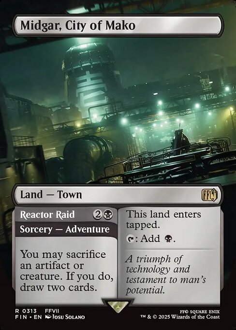 Midgar, City of Mako // Reactor Raid — art by Josu Solano