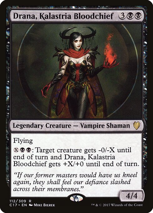 Drana, Kalastria Bloodchief — art by Mike Bierek