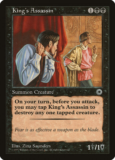 King's Assassin — art by Zina Saunders