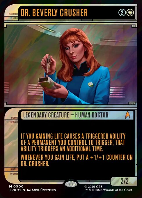 Dr. Beverly Crusher — art by Anna Czeszejko