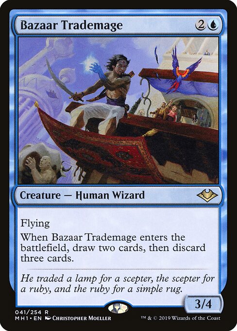 Bazaar Trademage — art by Christopher Moeller