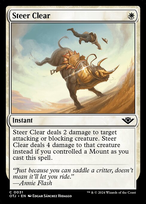 Steer Clear — art by Edgar Sánchez Hidalgo