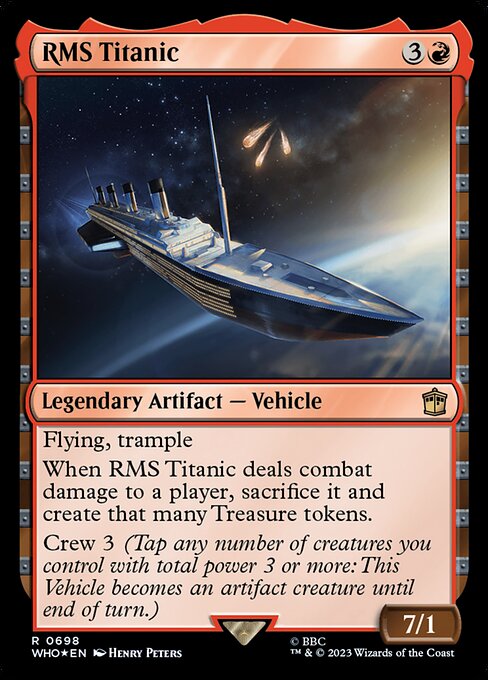 RMS Titanic — art by Henry Peters