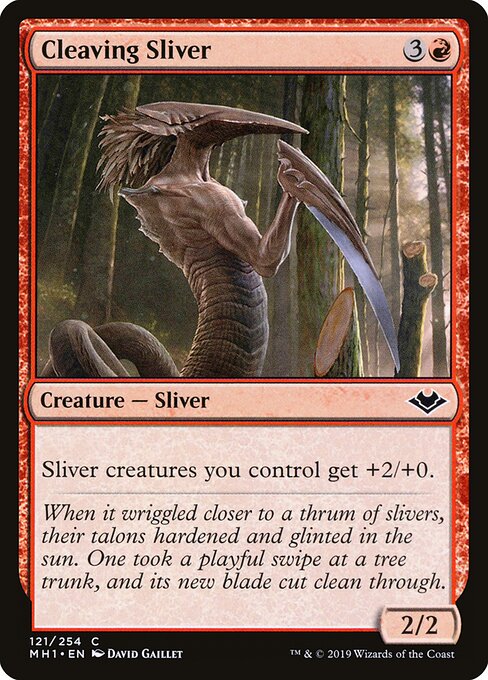 Cleaving Sliver — art by David Gaillet