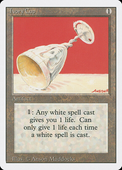 Ivory Cup — art by Anson Maddocks