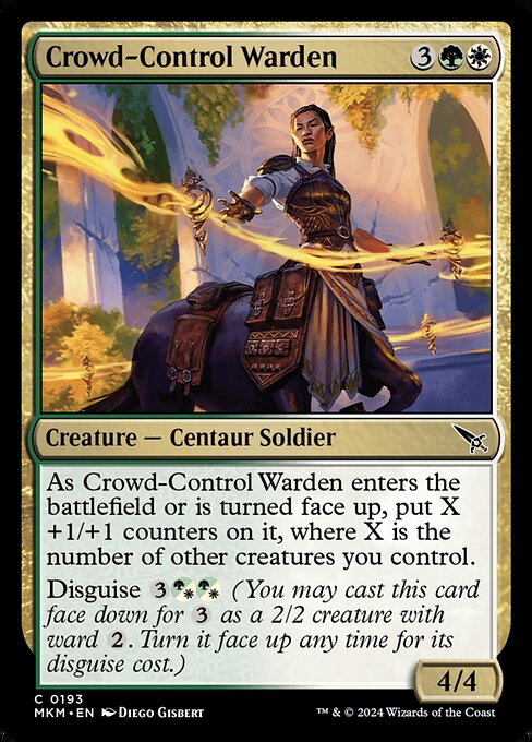 Crowd-Control Warden — art by Diego Gisbert