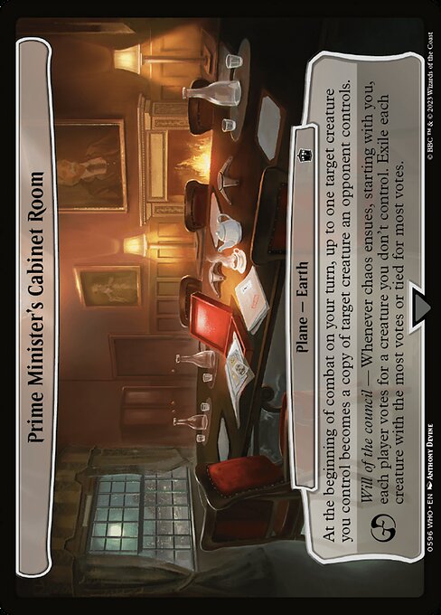 Prime Minister's Cabinet Room — art by Anthony Devine
