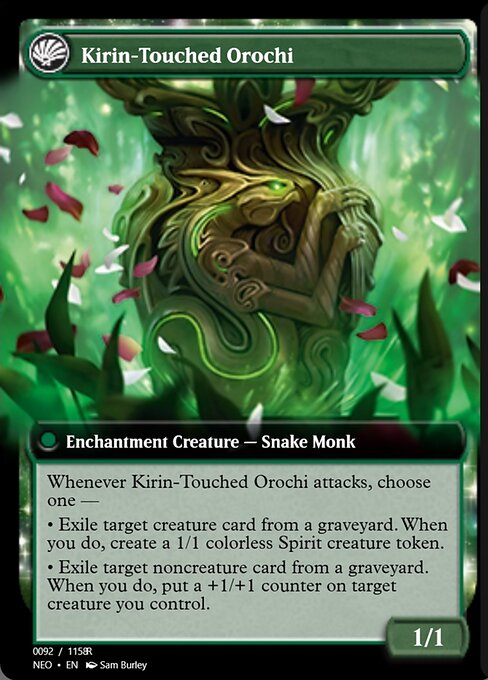 Teachings of the Kirin // Kirin-Touched Orochi — art by Sam Burley