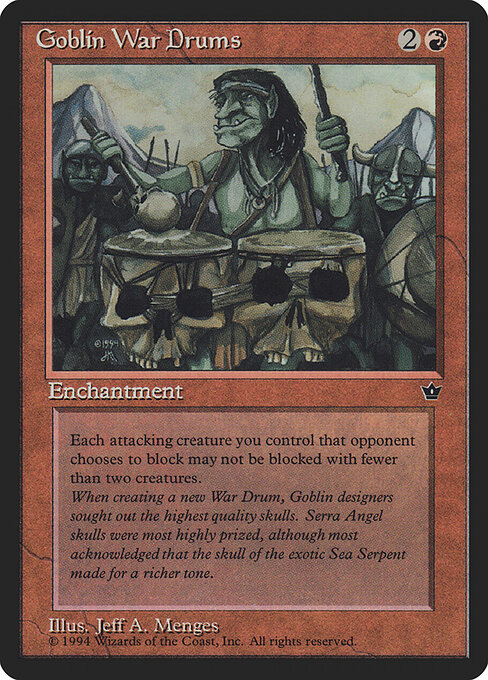 Goblin War Drums — art by Jeff A. Menges