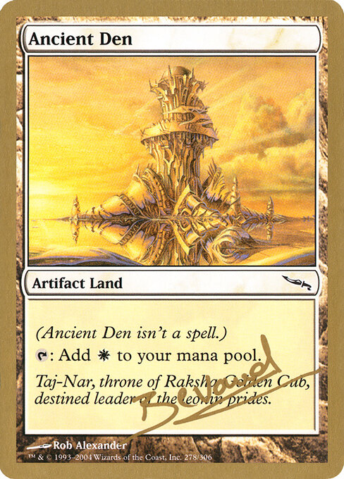 Ancient Den — art by Rob Alexander