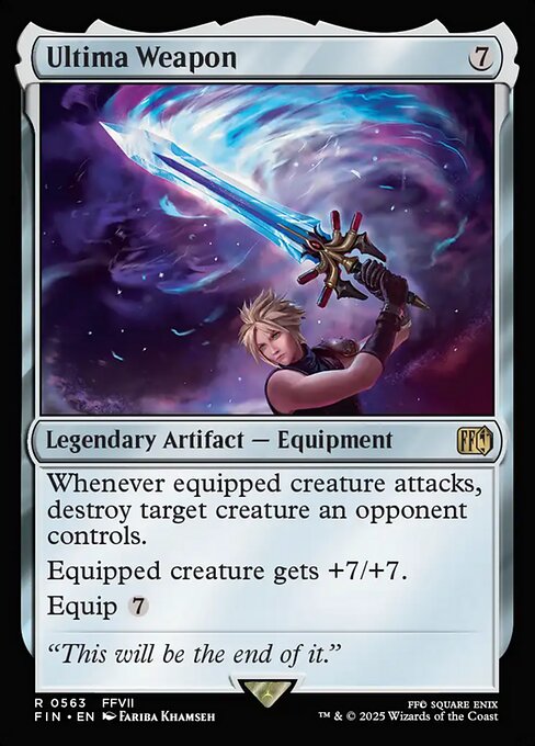 Ultima Weapon — art by Fariba Khamseh