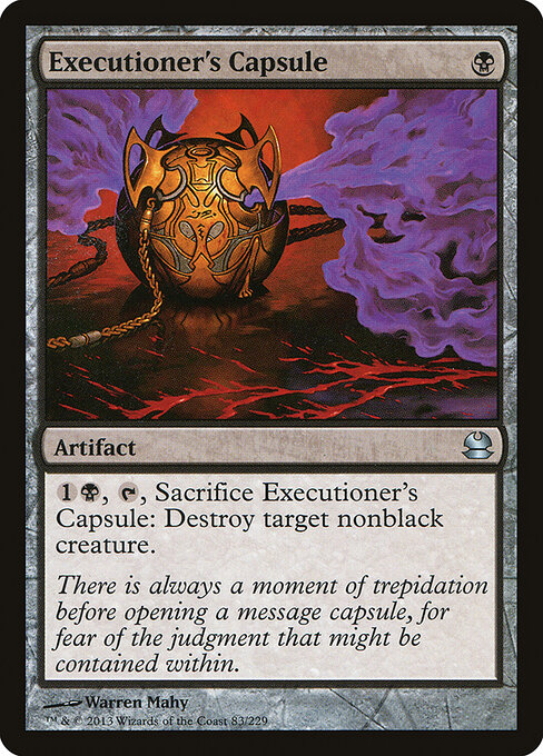 Executioner's Capsule — art by Warren Mahy