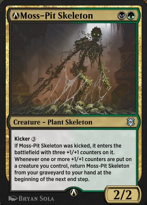 A-Moss-Pit Skeleton — art by Bryan Sola