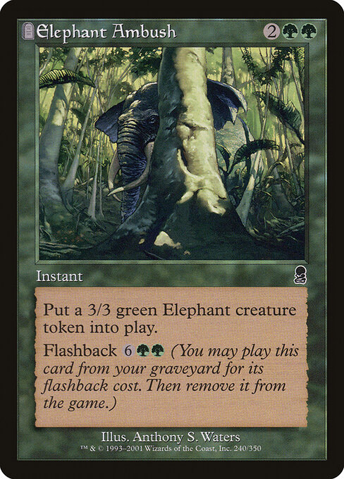Elephant Ambush — art by Anthony S. Waters