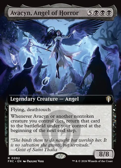 Avacyn, Angel of Horror — art by Pauline Voss