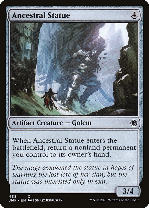 Ancestral Statue — art by Tomasz Jedruszek