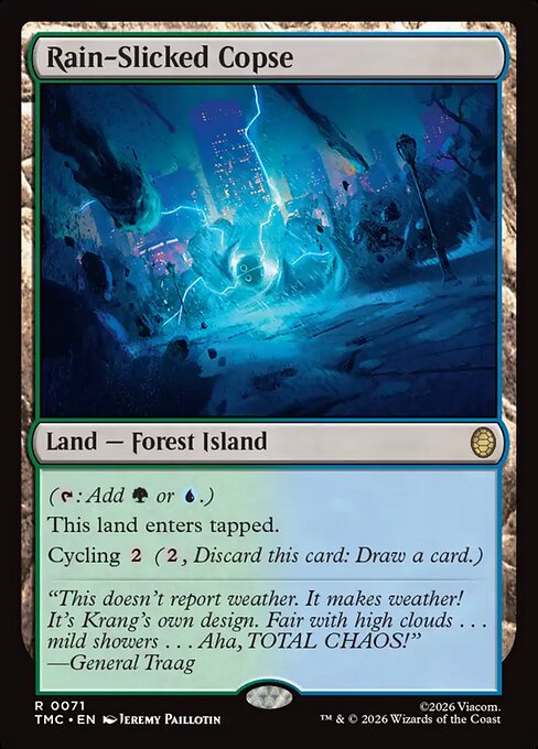 Rain-Slicked Copse — art by Jeremy Paillotin