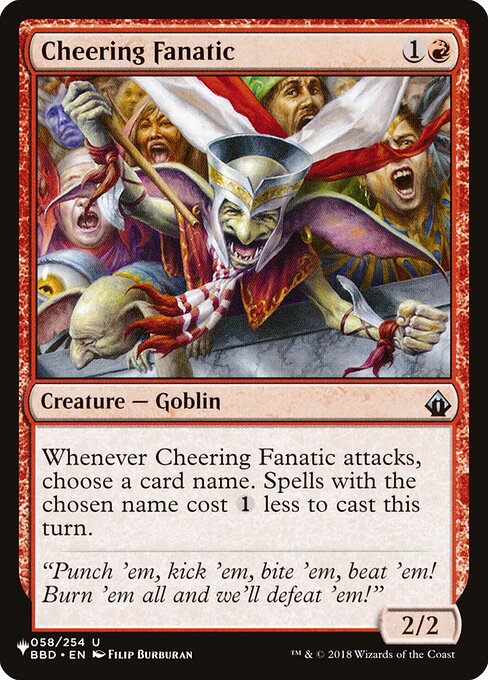 Cheering Fanatic — art by Filip Burburan