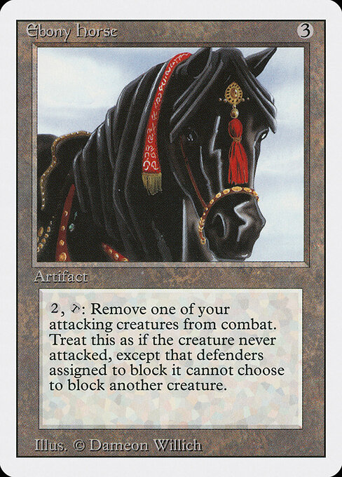 Ebony Horse — art by Dameon Willich