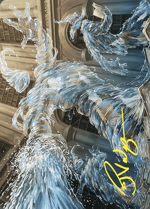 Splashy Spellcaster // Splashy Spellcaster — art by Brian Valeza