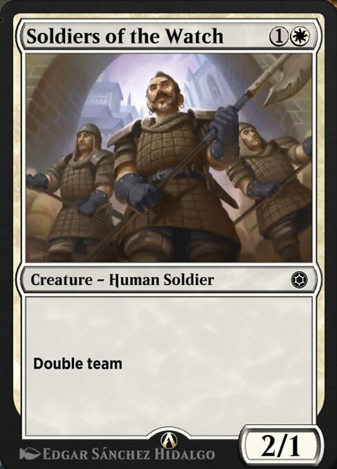 Soldiers of the Watch — art by Edgar Sánchez Hidalgo