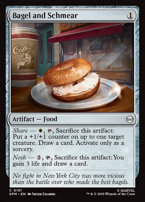 Bagel and Schmear — art by Javier Charro
