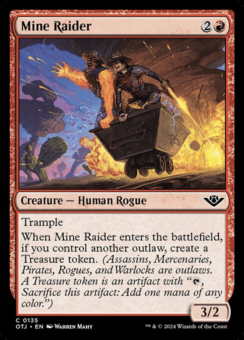Mine Raider — art by Warren Mahy