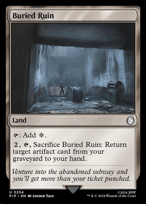 Buried Ruin — art by Arthur Yuan