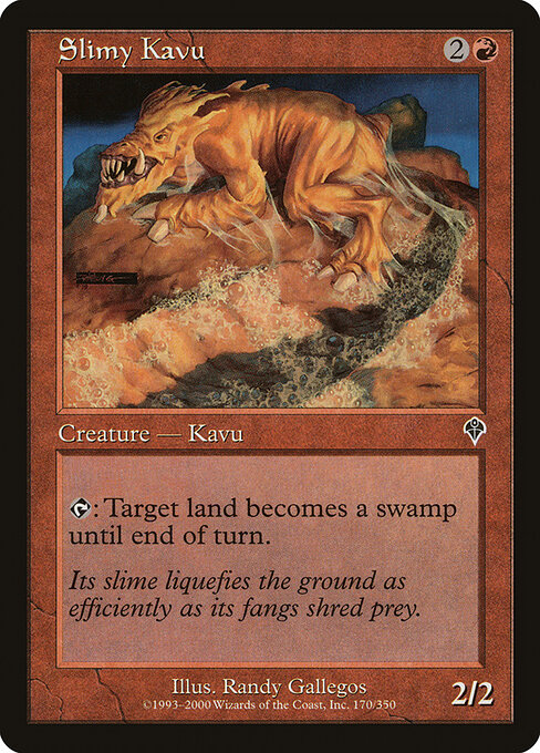 Slimy Kavu — art by Randy Gallegos
