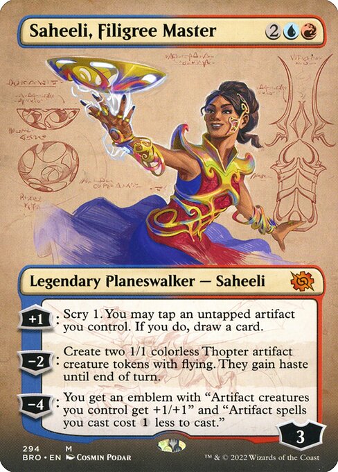 Saheeli, Filigree Master — art by Cosmin Podar