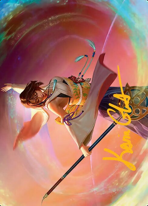 Yuna, Grand Summoner // Yuna, Grand Summoner — art by Kevin Glint