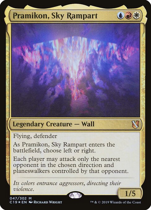 Pramikon, Sky Rampart — art by Richard Wright