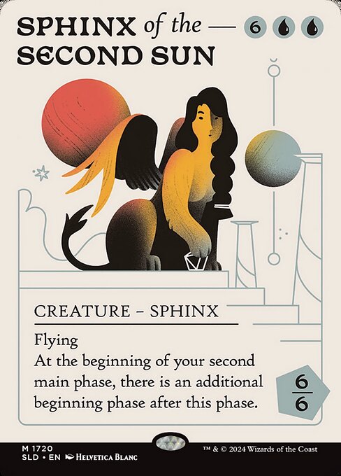 Sphinx of the Second Sun — art by Helvetica Blanc