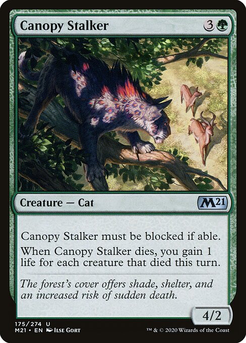 Canopy Stalker — art by Ilse Gort