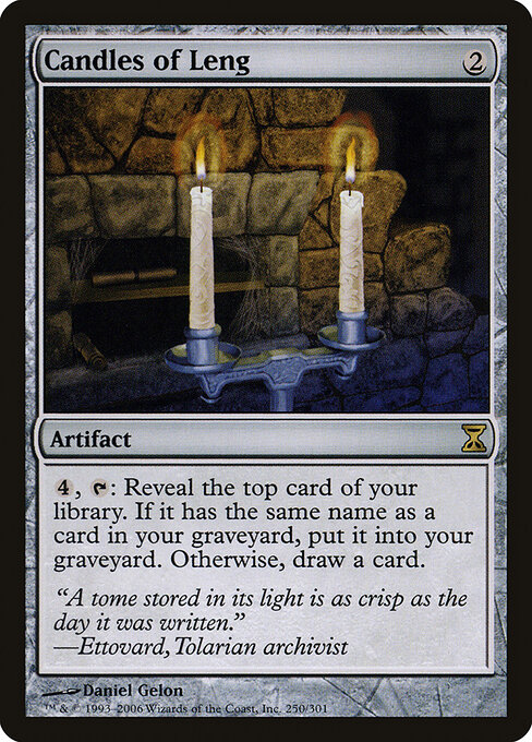Candles of Leng — art by Daniel Gelon