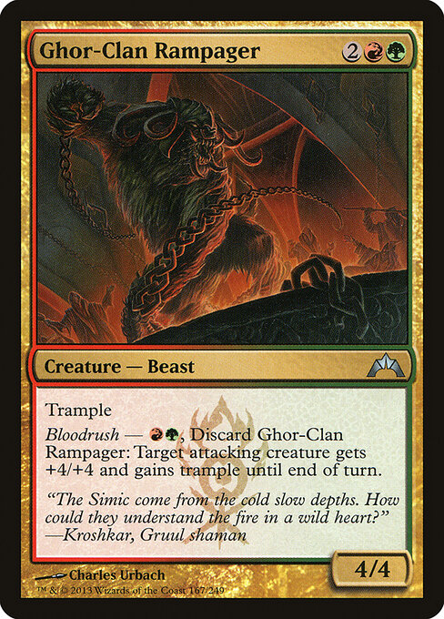 Ghor-Clan Rampager — art by Charles Urbach