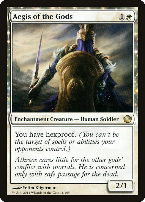 Aegis of the Gods — art by Yefim Kligerman