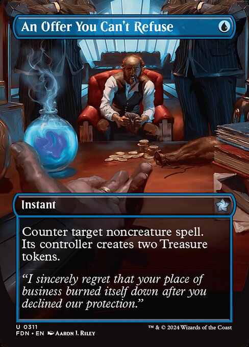 An Offer You Can't Refuse — art by Aaron J. Riley
