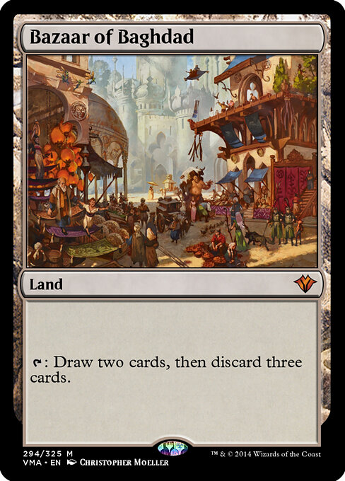 Bazaar of Baghdad — art by Christopher Moeller