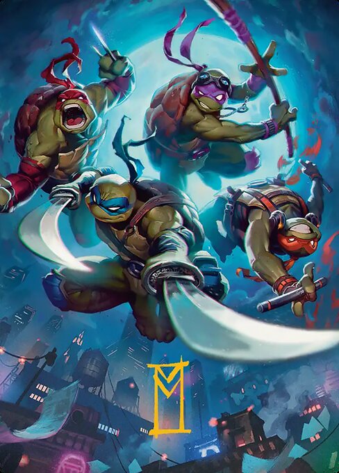 Heroes in a Half Shell // Heroes in a Half Shell — art by Victor Maury
