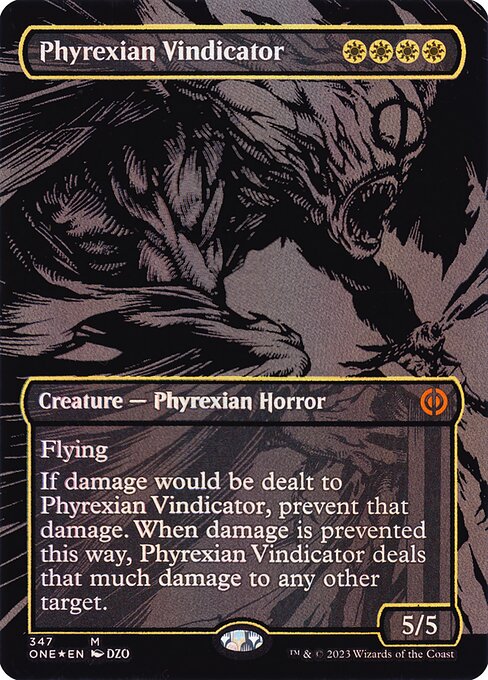 Phyrexian Vindicator — art by DZO