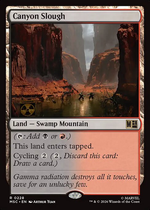 Canyon Slough — art by Arthur Yuan