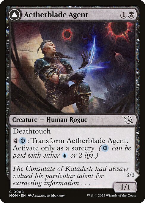 Aetherblade Agent // Gitaxian Mindstinger — art by Alexander Mokhov