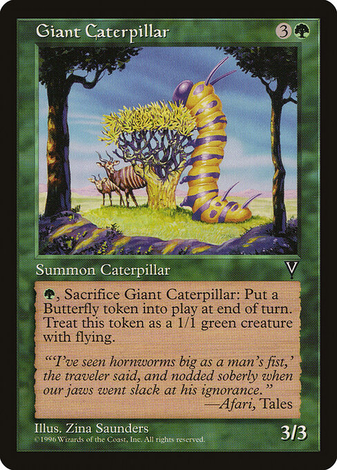 Giant Caterpillar — art by Zina Saunders