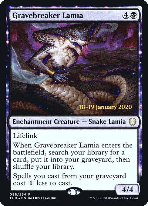 Gravebreaker Lamia — art by Lius Lasahido