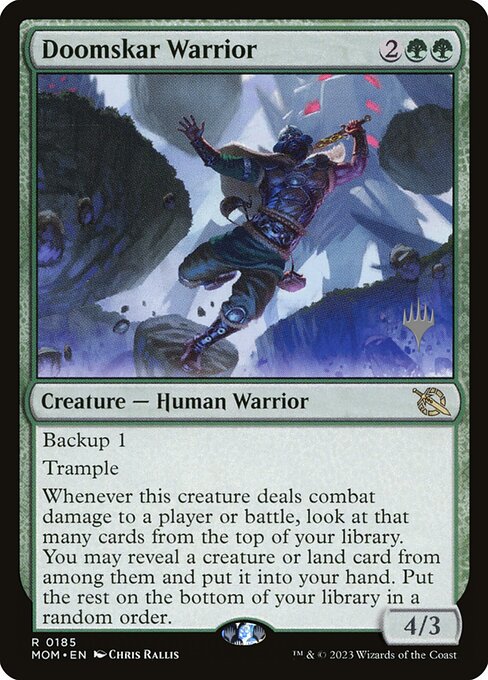 Doomskar Warrior — art by Chris Rallis