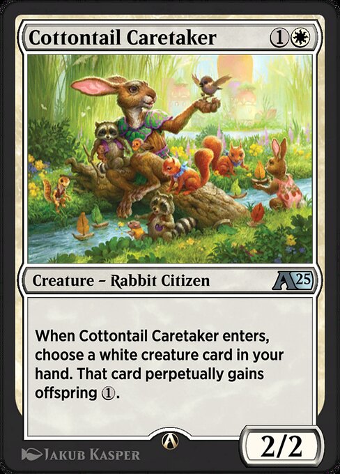 Cottontail Caretaker — art by Jakub Kasper